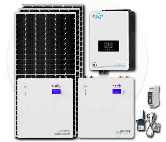 SunSynk 8kW Solar Kit | 10.24kWh Battery | 12 x 550W Panels