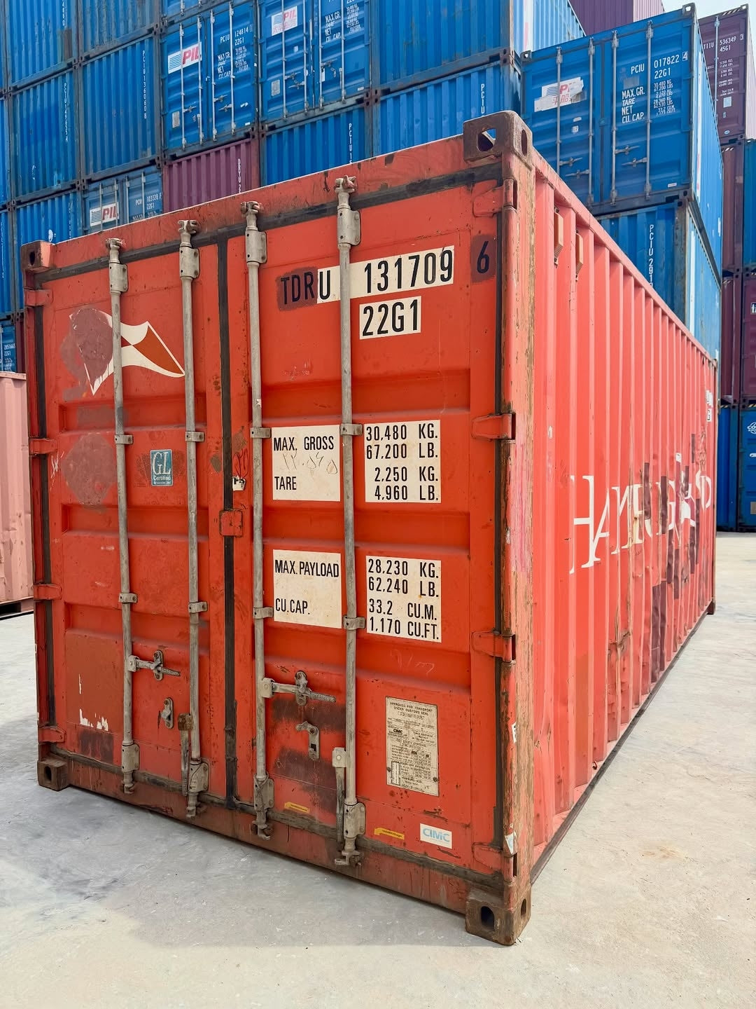 Used Shipping Container/Durable 20ft storage unit