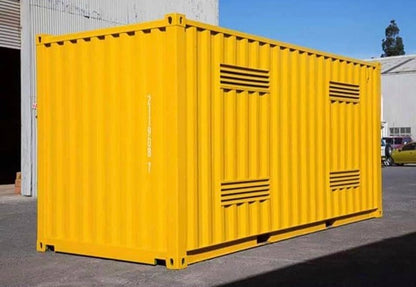 Yellow Shipping Container Secure and spacious storage solution