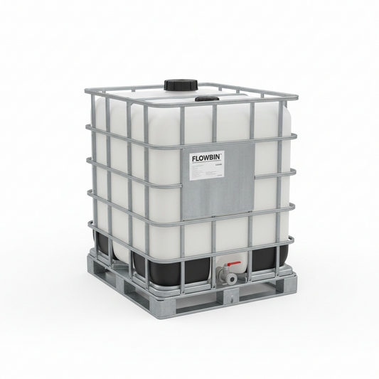 As new 1000l Flowbin™ tank (C185-80) Chemical grade