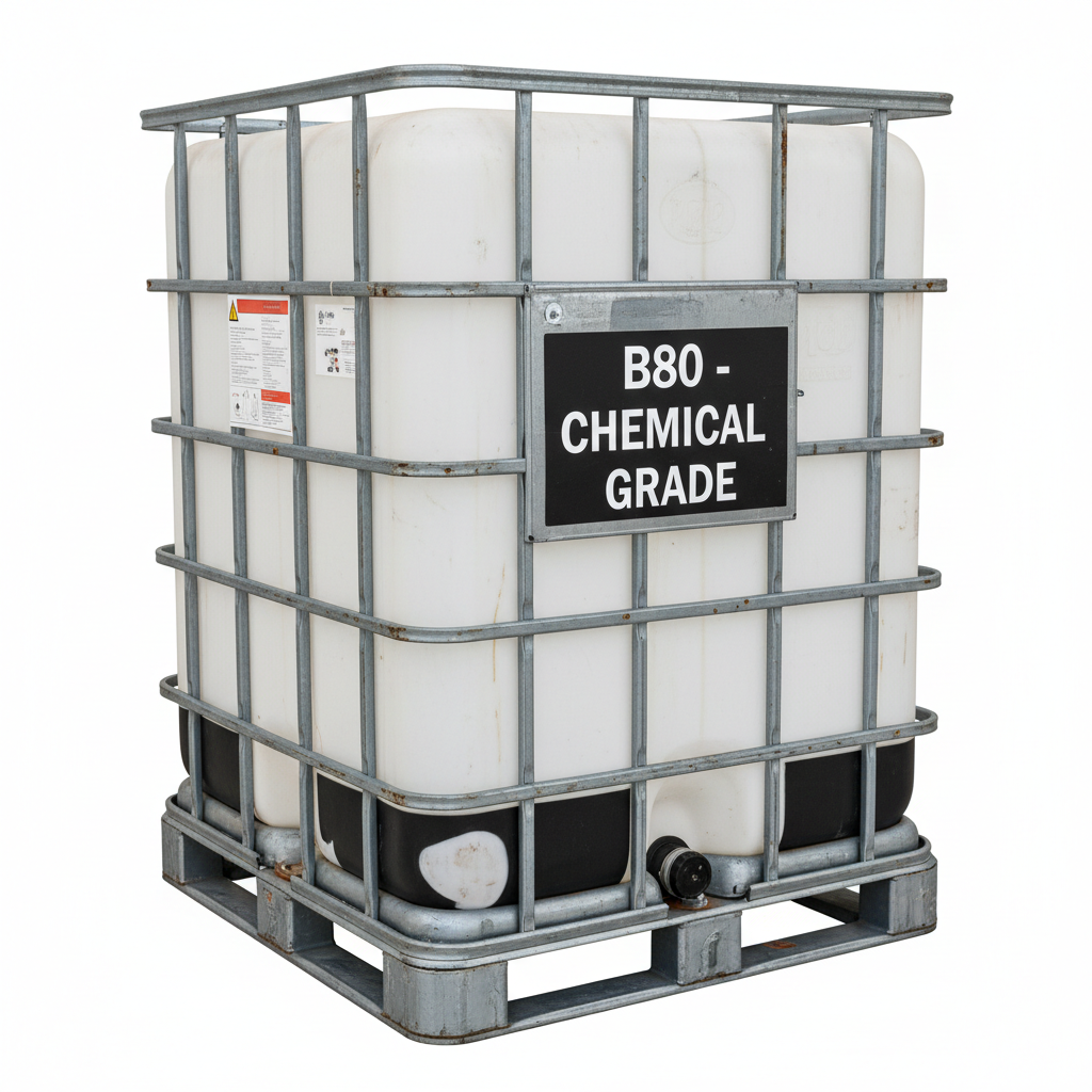 B-grade 1000l Flowbin™ tank (B80) Chemical grade