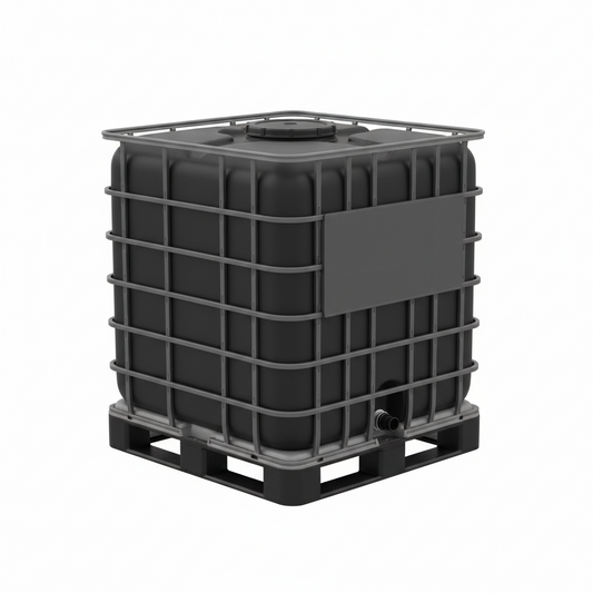FOOD GRADE 600 Liter BRAND NEW Black IBC Tanks on Plastic Pallets