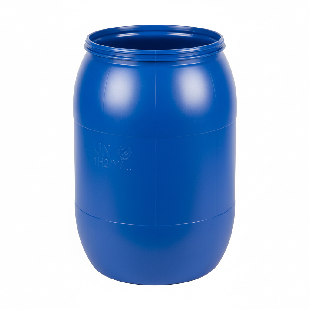 FOOD GRADE 80 Liter BRAND NEW UN Approved Open Top Blue Plastic
