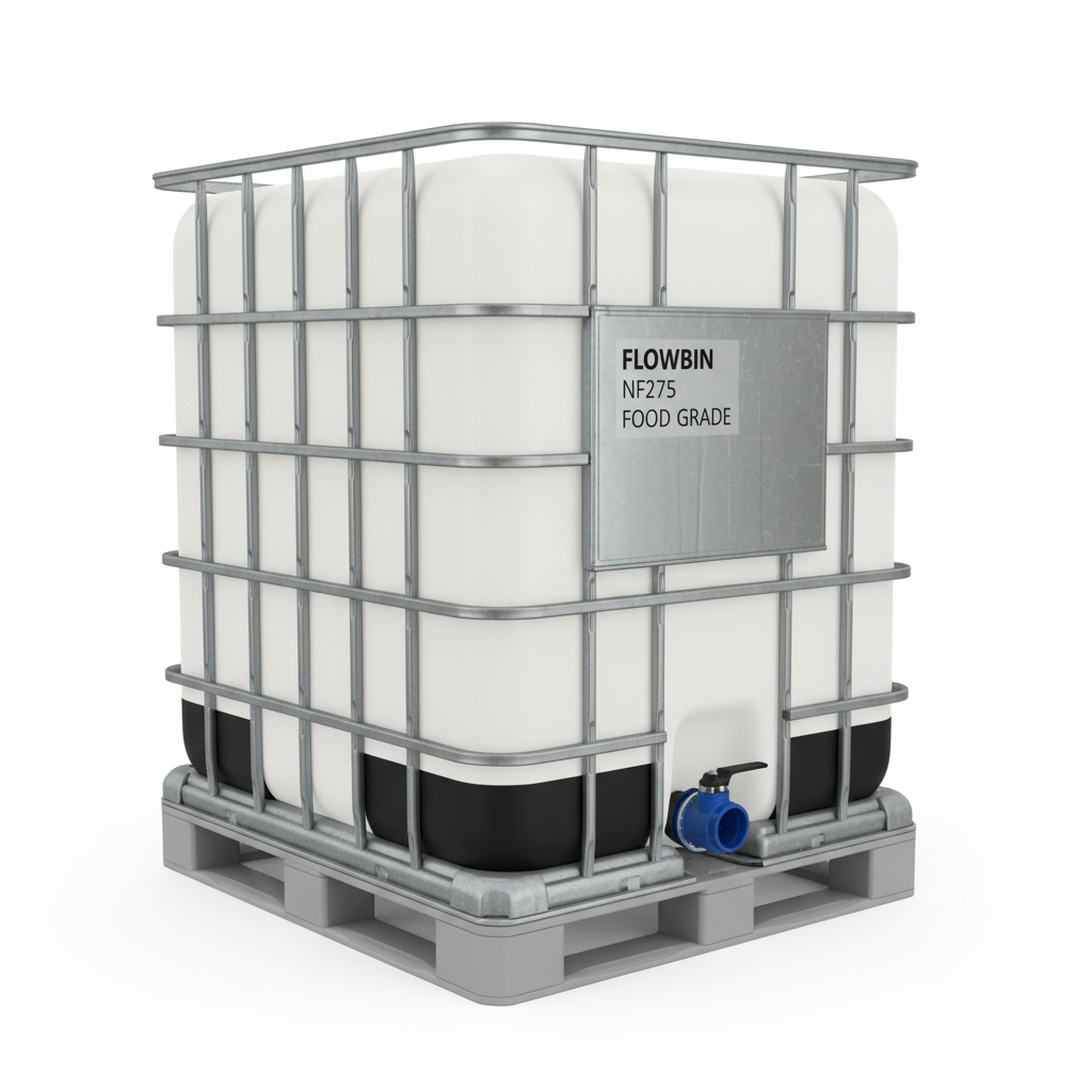 New 1000l Flowbin™ tank (NF275) Food grade